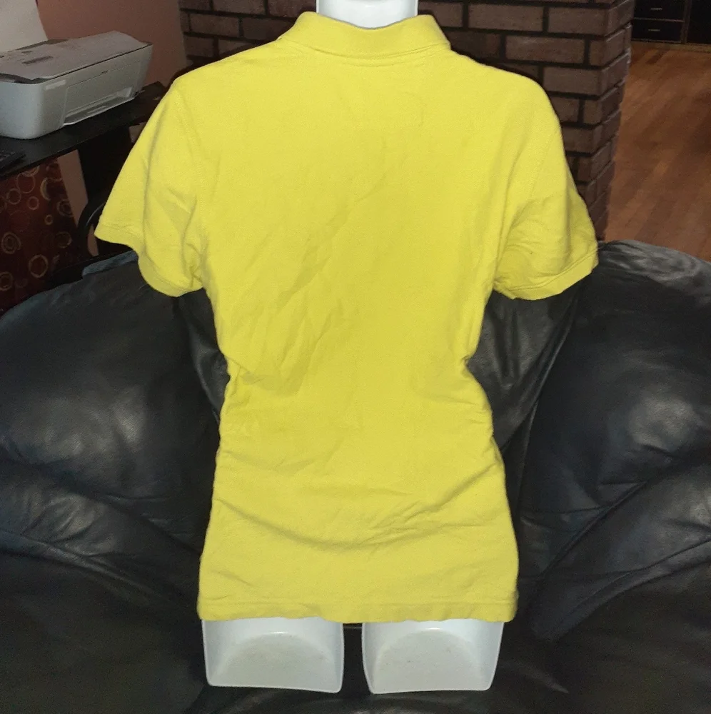 Banana Republic Lime Green Polo Shirt Size Large - Picture 3 of 5